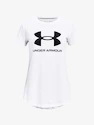 Koszulka dziewczęca Under Armour  SPORTSTYLE LOGO SS-WHT L