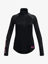 Koszulka dziewczęca Under Armour  Tech Graphic 1/2 Zip -BLK L