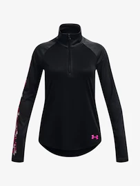 Koszulka dziewczęca Under Armour Tech Graphic 1/2 Zip -BLK