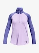 Koszulka dziewczęca Under Armour  Tech Graphic 1/2 Zip-PPL