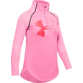 Koszulka dziewczęca Under Armour  Tech Graphic Big Logo 1/2 Zip