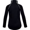 Koszulka dziewczęca Under Armour  Tech Graphic Logo Half Zip-BLK