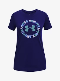 Koszulka dziewczęca Under Armour Tech Wordmark SSC-BLU