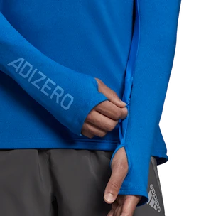 Koszulka męska adidas  Adizero 1/2 Zip Blue Rush