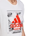 Koszulka męska adidas  Fast GFX white