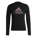 Koszulka męska adidas  Fast Graphic LS Tee Black