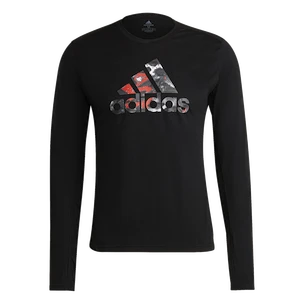 Koszulka męska adidas  Fast Graphic LS Tee Black S