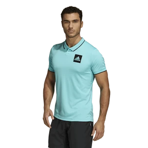 Koszulka męska adidas  Paris Freelift Polo Aqua XXL