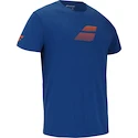 Koszulka męska Babolat  Exercise Big Flag Tee Men Dark Blue