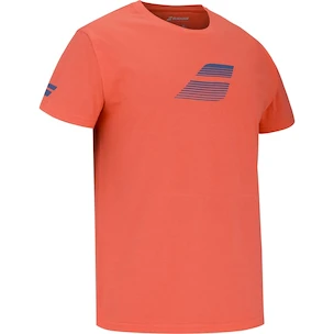 Koszulka męska Babolat  Exercise Big Flag Tee Men Hot Coral