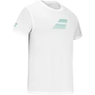 Koszulka męska Babolat  Exercise Big Flag Tee Men White