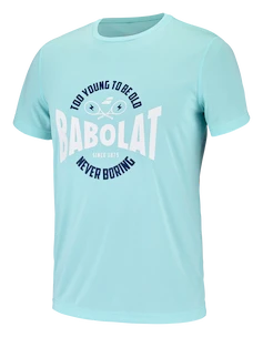 Koszulka męska Babolat  Exercise Graphic Tee Men Angel Blue XXL