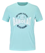 Koszulka męska Babolat  Exercise Graphic Tee Men Angel Blue XXL