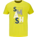 Koszulka męska Babolat  Exercise Message Tee Men Blazing Yellow