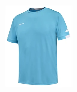 Koszulka męska Babolat  Play Crew Neck Tee Men Cyan Blue XL