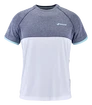 Koszulka męska Babolat  Play Crew Neck Tee Men White/Blue Heather XXL