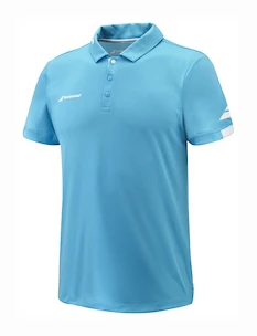 Koszulka męska Babolat  Play Polo Men Cyan Blue M