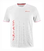 Koszulka męska Babolat  Strike Crew Neck Tee Men White/Strike Red XL