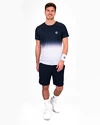 Koszulka męska BIDI BADU  Crew Gradiant Tee Dark Blue/White