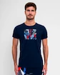 Koszulka męska BIDI BADU  New York 2024 Chill Tee Dark Blue/Red