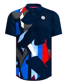 Koszulka męska BIDI BADU New York 2024 Polo Dark Blue/Red