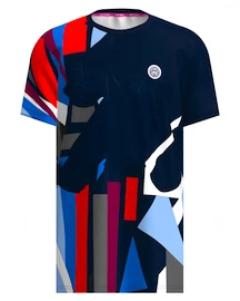 Koszulka męska BIDI BADU New York 2024 Tee Dark Blue/Red