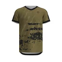 Koszulka męska BIDI BADU  Pure Wild V-Neck Tee Olive/Dark Grey L