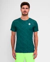 Koszulka męska BIDI BADU  Spike Crew Two Colored Tee Dark Green