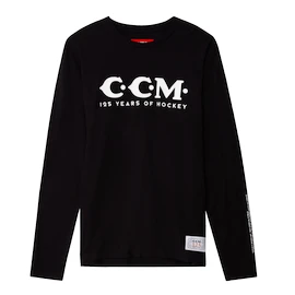 Koszulka męska CCM 125 Anniversary LS Tee Black