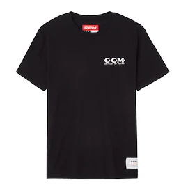 Koszulka męska CCM 125 Anniversary SS Tee B Black