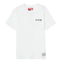 Koszulka męska CCM 125 Anniversary SS Tee B White