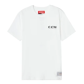 Koszulka męska CCM 125 Anniversary SS Tee B White