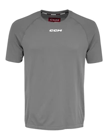 Koszulka męska CCM SS Premium Training Tee Dark Grey Heathered Senior