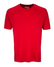 Koszulka męska CCM SS Premium Training Tee Red Senior