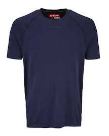 Koszulka męska CCM SS Premium Training Tee True Navy Senior