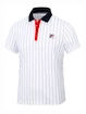 Koszulka męska Fila  Polo Stripes White/Stripes L