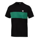 Koszulka męska Fila  T-Shirt Bosse Black/Green Jacket