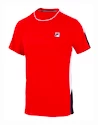 Koszulka męska Fila  T-Shirt Gabriel Navy/Fila Red  L