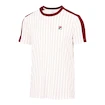 Koszulka męska Fila  T-Shirt Stripes Jascha 2 White Alyssum/Cabernet