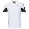 Koszulka męska Head  Club 22 Tech Polo Shirt Men White/Dark Blue S