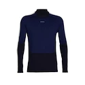 Koszulka męska Icebreaker Merino 200 Oasis Sonebula LS High Neck Mid Navy/Royal Navy/Snow/Cb