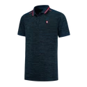 Koszulka męska K-Swiss  Hypercourt Polo Melange Blue Opal M