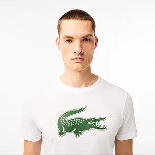 Koszulka męska Lacoste  Big Logo Core Performance T-Shirt White/Green