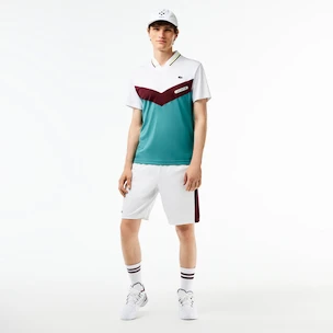 Koszulka męska Lacoste  Medvedev New York Day Polo White/Limeira XXL