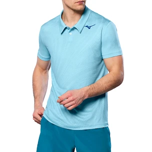 Koszulka męska Mizuno  Charge Shadow Polo Blue Glow