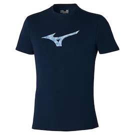 Koszulka męska Mizuno Paris Graphic Tee Pageant Blue