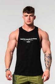 Koszulka męska Nebbia Gym Tank Top FLEXIN' Black