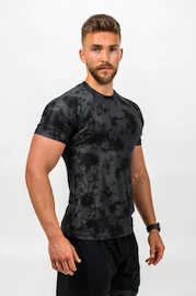 Koszulka męska Nebbia Performance+ Camouflage Kompression T-Shirt FUNCTION black