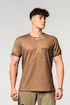 Koszulka męska Nebbia  Washed-off Cotton T-shirt MAX OUT Light Brown