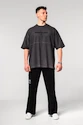 Koszulka męska Nebbia  Washed-off Oversized Heavyweight Cotton T-shirt NO SHORTCUTS Black